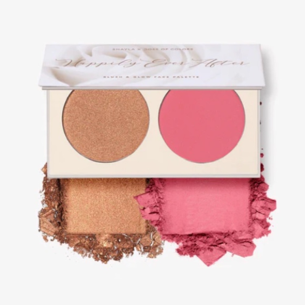 SHAYLA X DOSE OF COLORS HAPPILY EVER AFTER BLUSH & GLOW FACE PALETTE